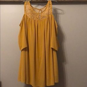 Mustard dress
